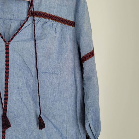 Joie Marlen chambray tunic top - Picture 6 of 10